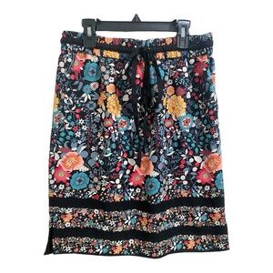 Loft‎ floral Skirt size XS, EUC